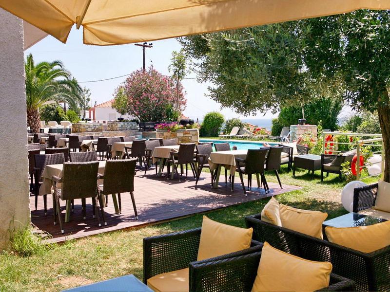 Sandy Bay Hotel Plomari Екстер'єр фото