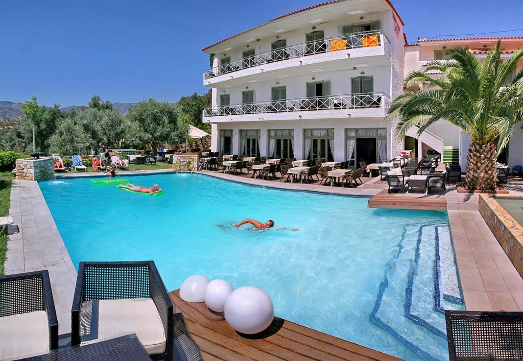 Sandy Bay Hotel Plomari Екстер'єр фото