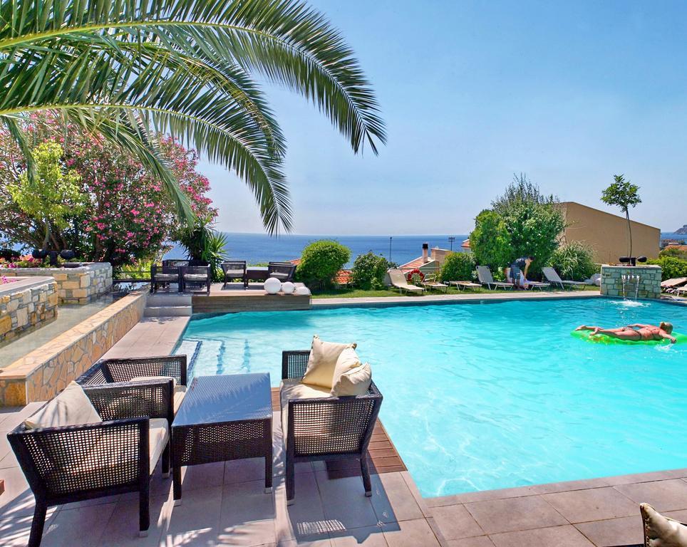 Sandy Bay Hotel Plomari Екстер'єр фото