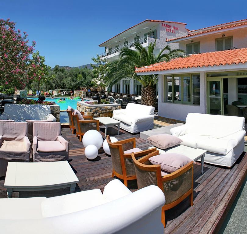 Sandy Bay Hotel Plomari Екстер'єр фото